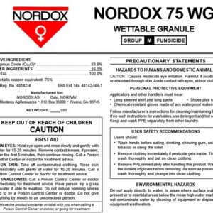 Brandt, Nordox 75 WG, plant protection, copper hydroxide, Fungicide, bacteriacide, nutrient