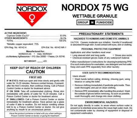 Brandt, Nordox 75 WG, plant protection, copper hydroxide, Fungicide, bacteriacide, nutrient