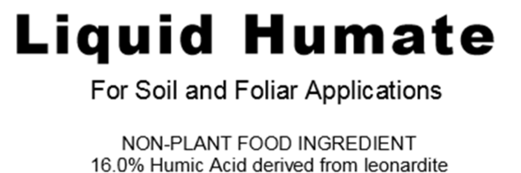 JC Smith Co, Liquid Humate 16% Humic Acid, soil treatment