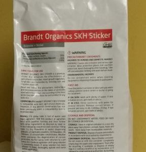 Brandt Organics SKH Sticker, Adjuvant, mineral based sticker, foliar applications