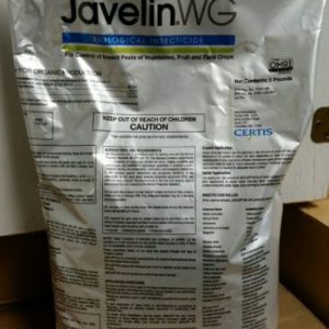 Certis, Javelin WG, plant protection, (Bt) Bacillus thuringensis, kurstaki strain