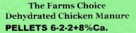 Hickman's Egg Ranch, The Farm's Choice 6-2-2, Deydrated Chicken Manure