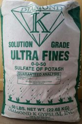 Diamond K, Sulfate of Potash, 0-0-50, ultra fines