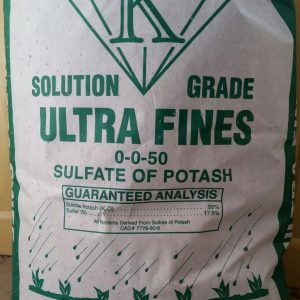 Diamond K, Sulfate of Potash, 0-0-50, ultra fines